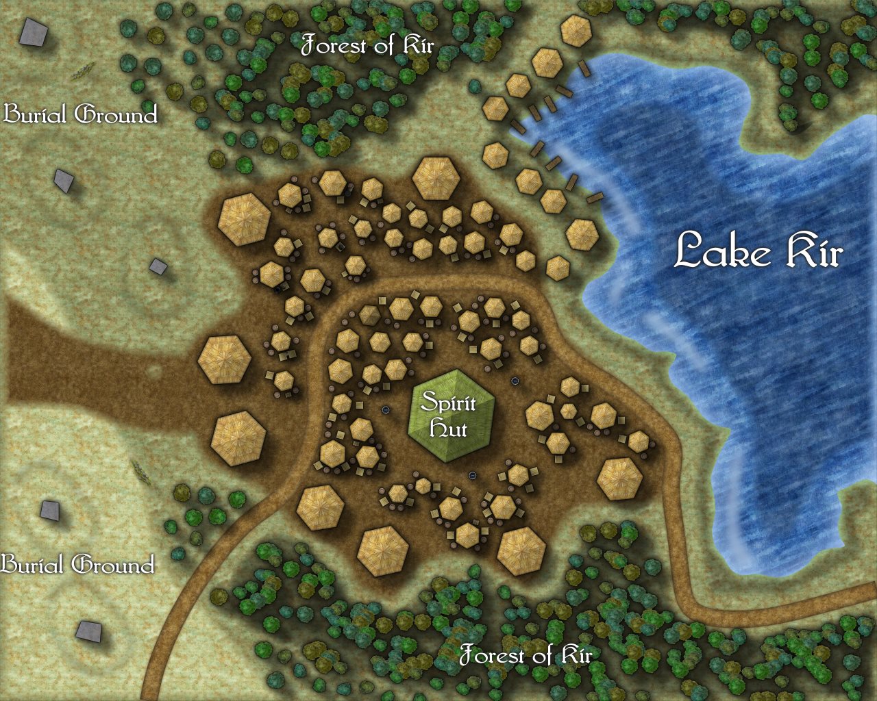 Nibirum Map: kir's well by Kevin Beck